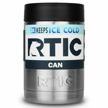 Load image into Gallery viewer, RTIC Can Cooler 12oz, Koozie Vacuum Insulated - Stainless Steel New Design
